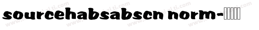 sourcehabsabscn norm字体转换